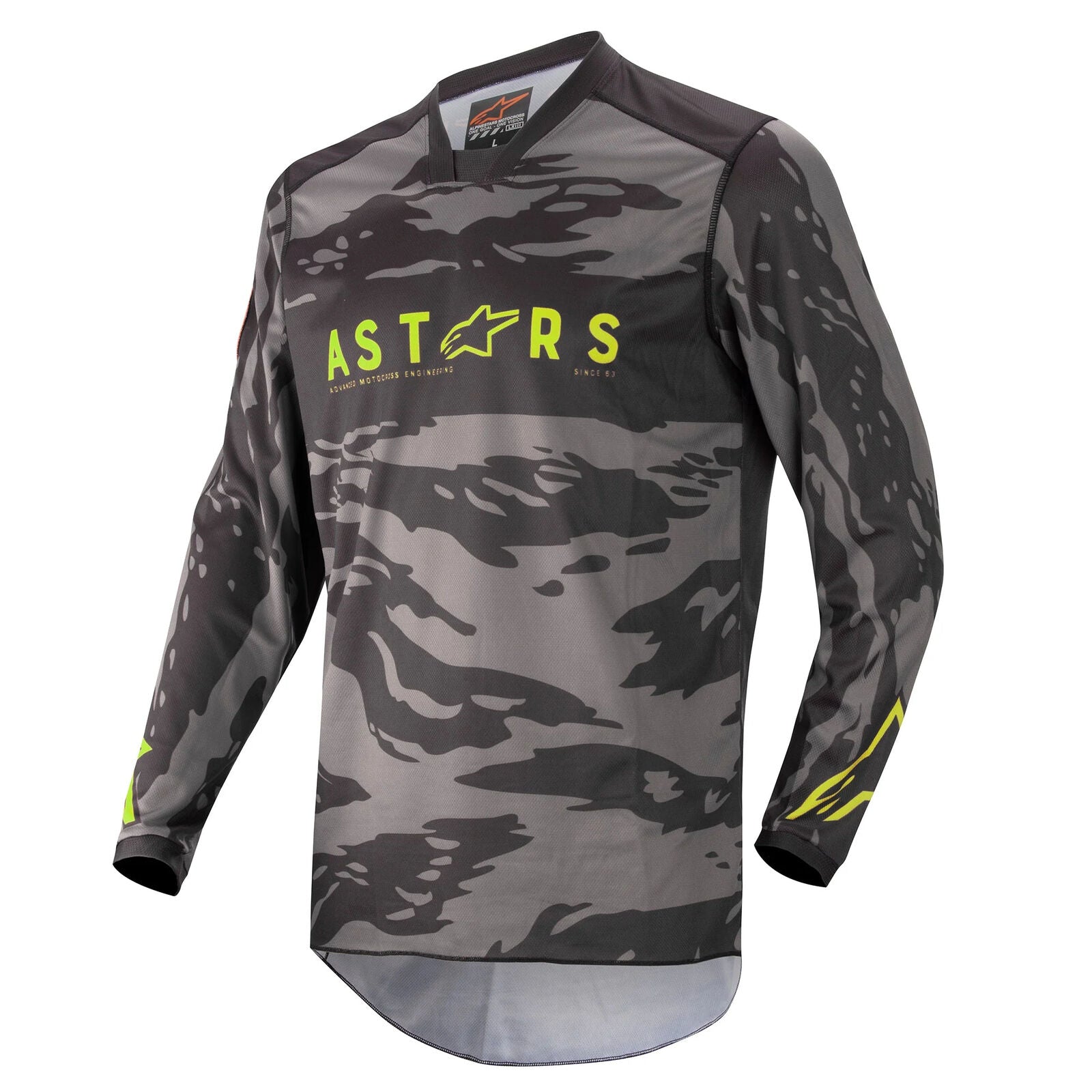 ALPINESTARS YOUTH RACER TACTICAL JERSEY - BLACK/GRAY CAMO