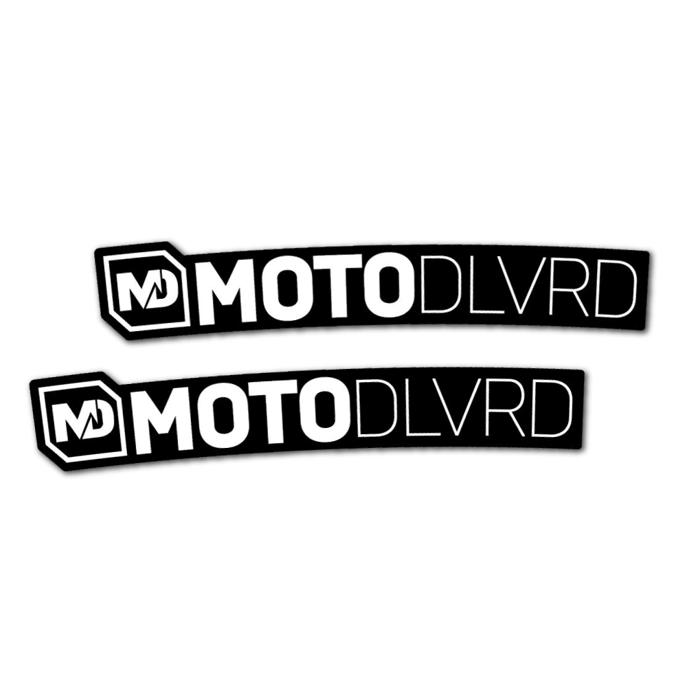 MotoDLVRD Arched Fender Decals